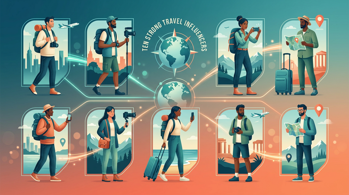 Ten Strong Travel Influencers 