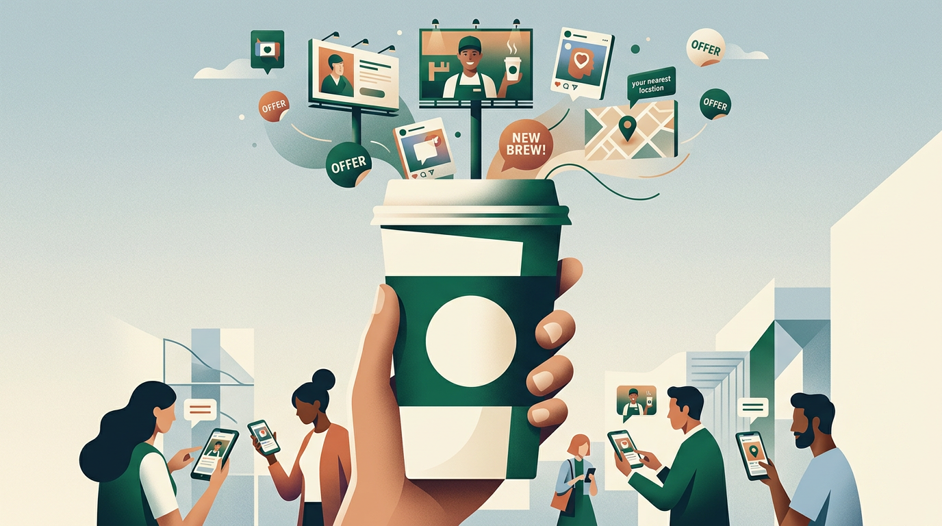 Starbucks Marketing With Little Ads…