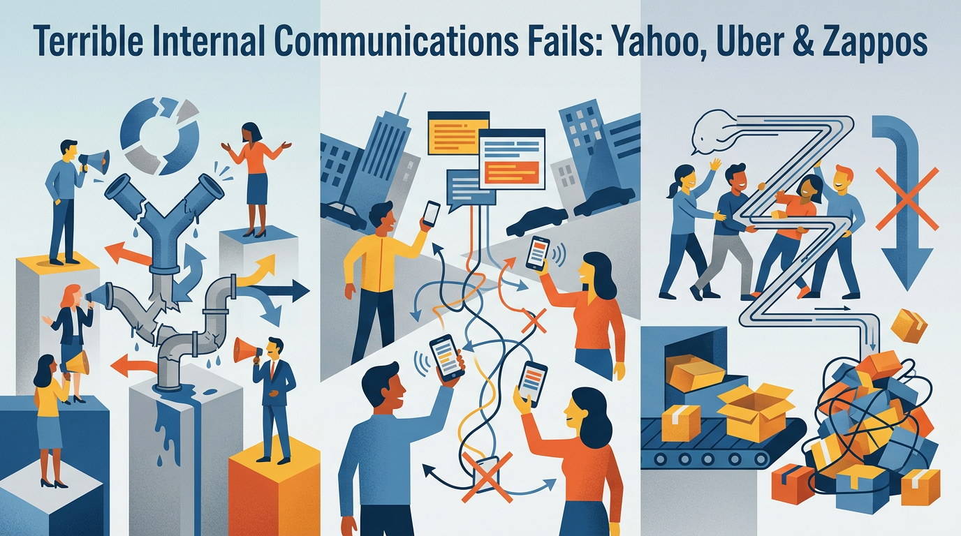 Terrible Internal Communications Fails: Yahoo, Uber & Zappos