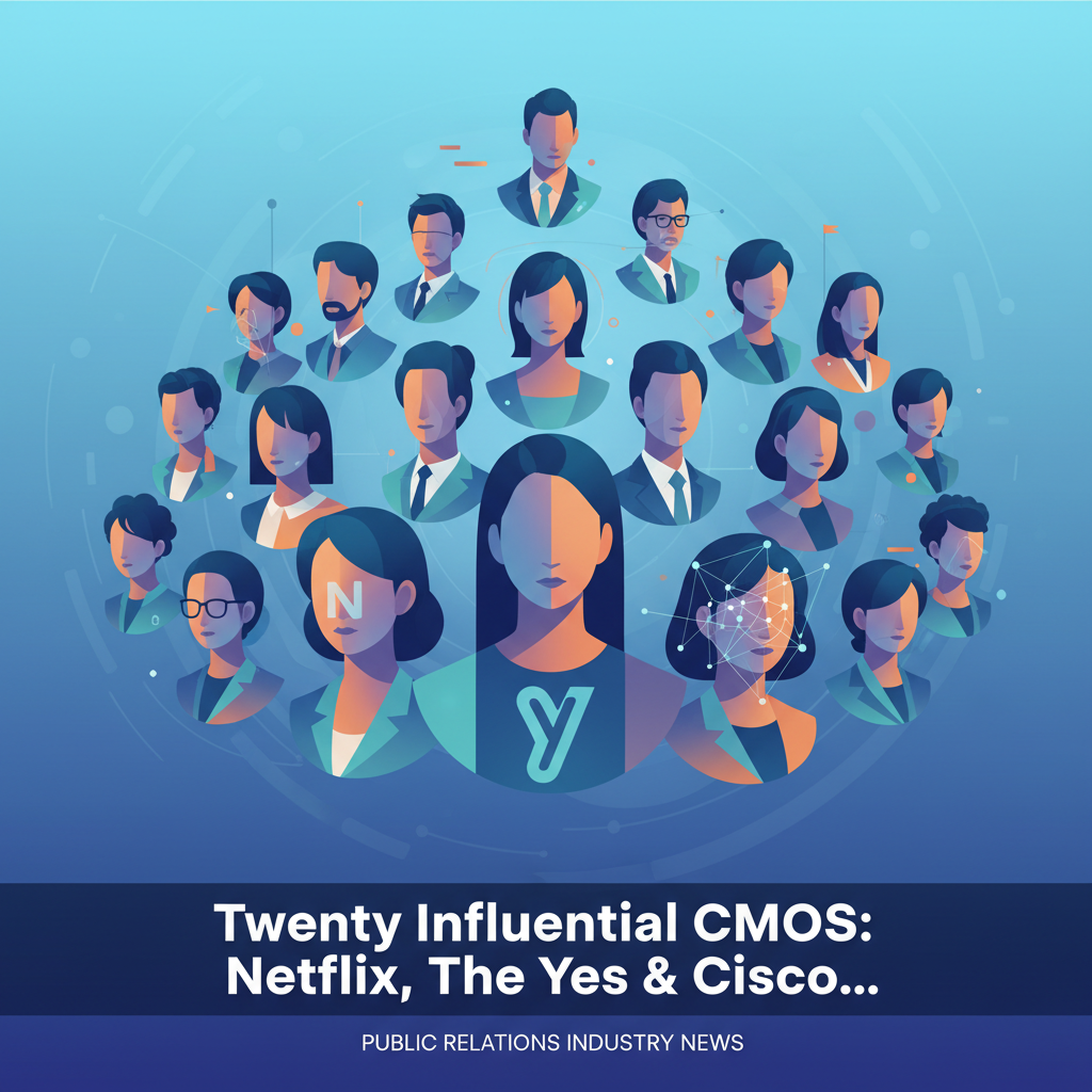 Twenty Influential CMOS: Netflix, The Yes & Cisco…
