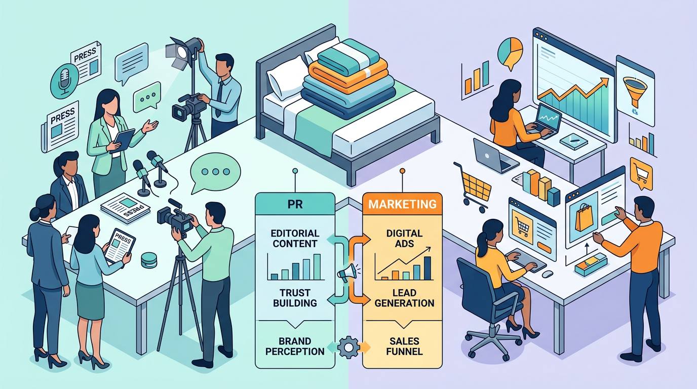 Comparing PR and Marketing Strategies of Bedding Companies: A Detailed Analysis