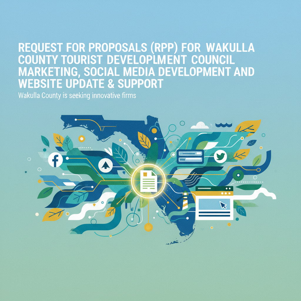 Request For Proposals (RFP) For Wakulla County Tourist Development Council Marketing, Social Media Development And Website Update & Support