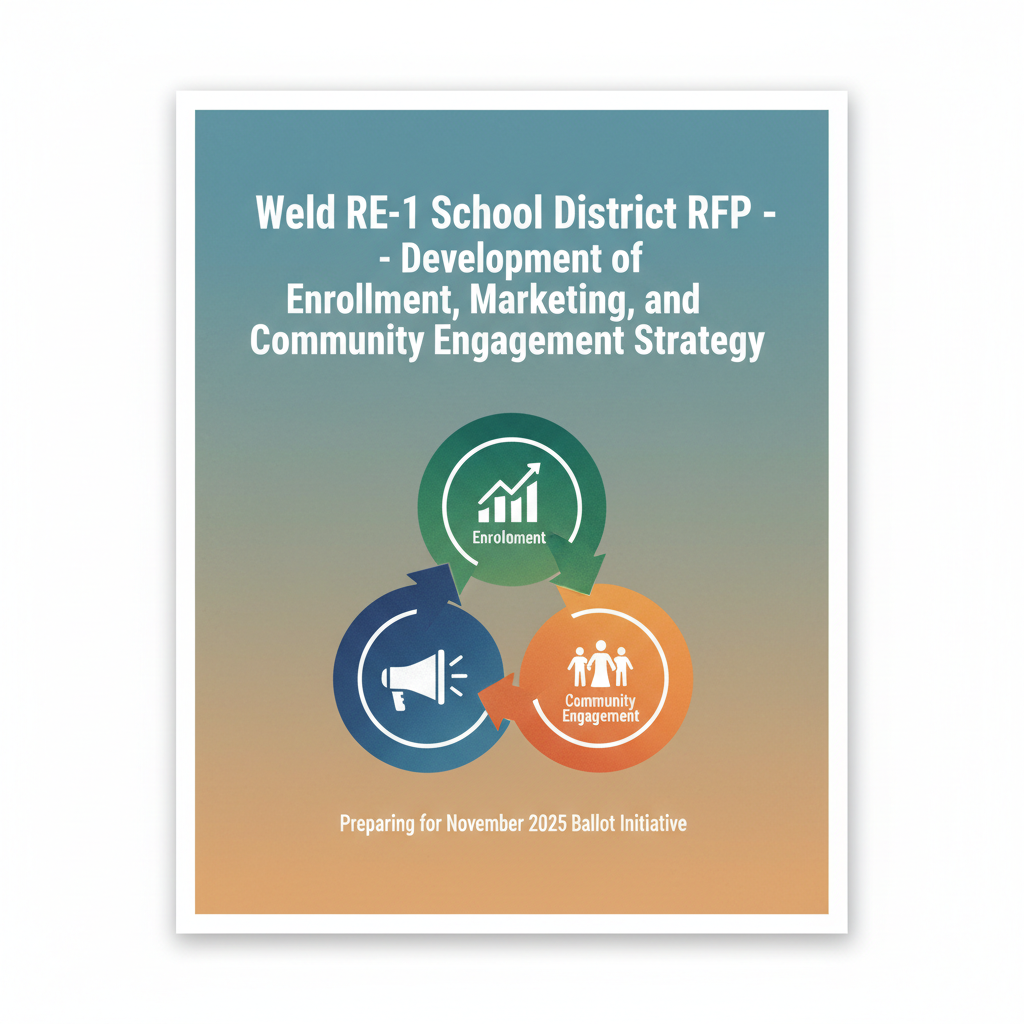 Weld RE-1 School District RFP - Development of Enrollment, Marketing, and Community Engagement Strategy