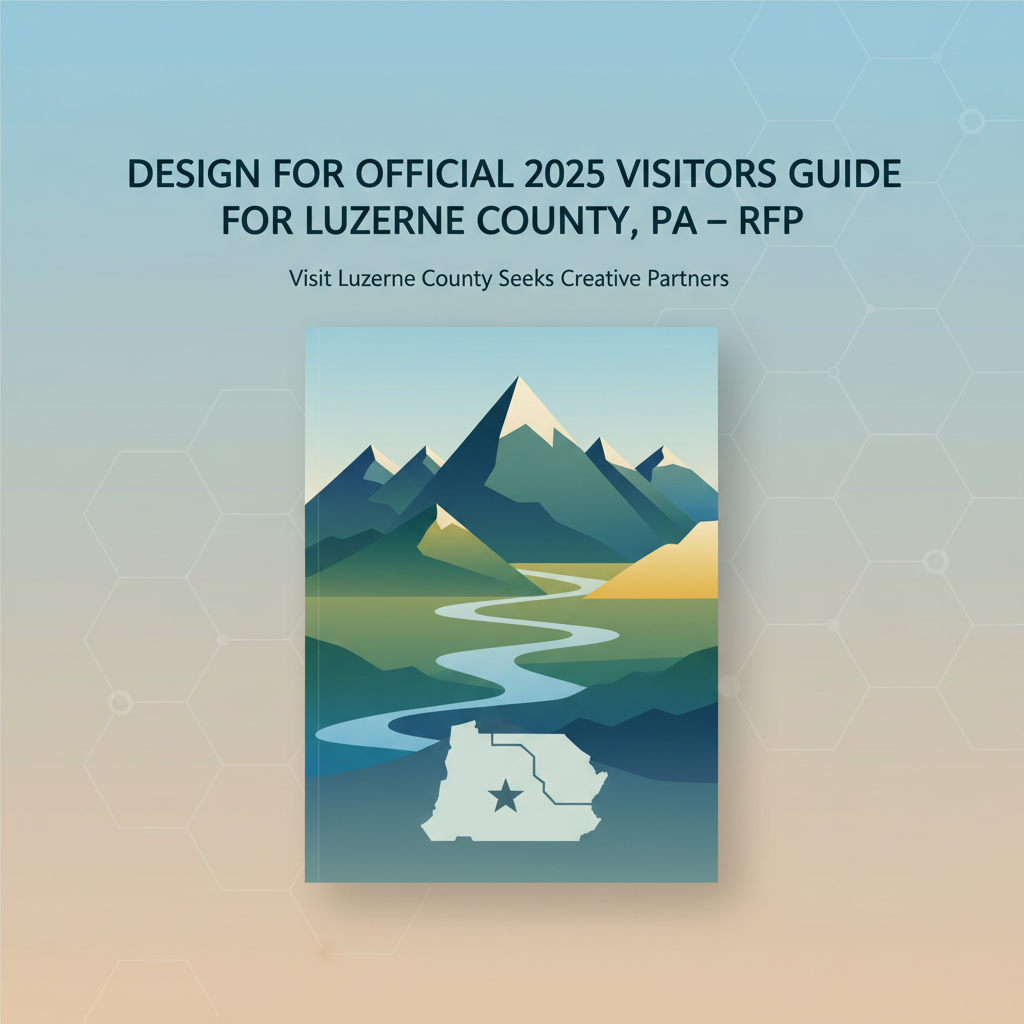 Design for Official 2025 Visitors Guide for Luzerne County, PA - RFP