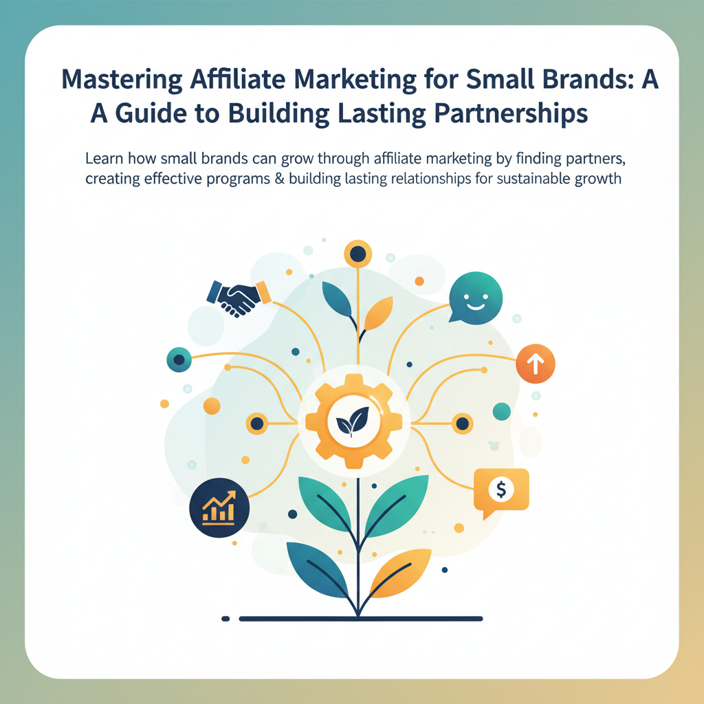 Mastering Affiliate Marketing for Small Brands: A Guide to Building Lasting Partnerships