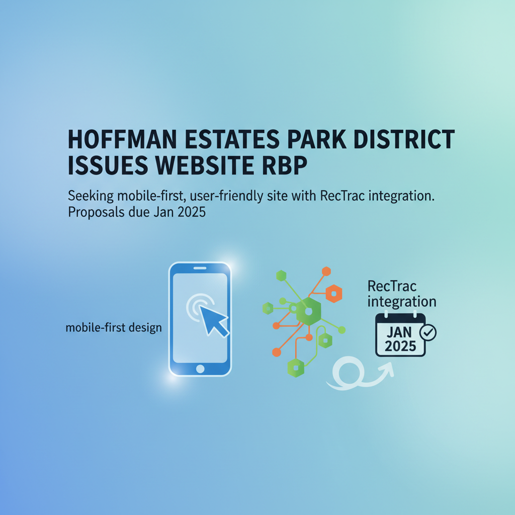 Hoffman Estates Park District Issues Website RFP