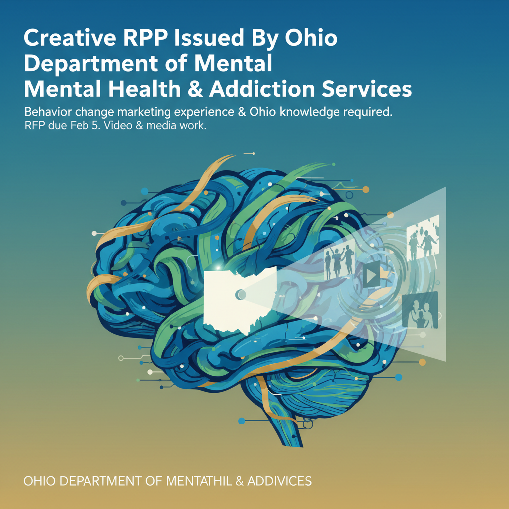 Creative RFP Issued By Ohio Department of Mental Health & Addiction Services