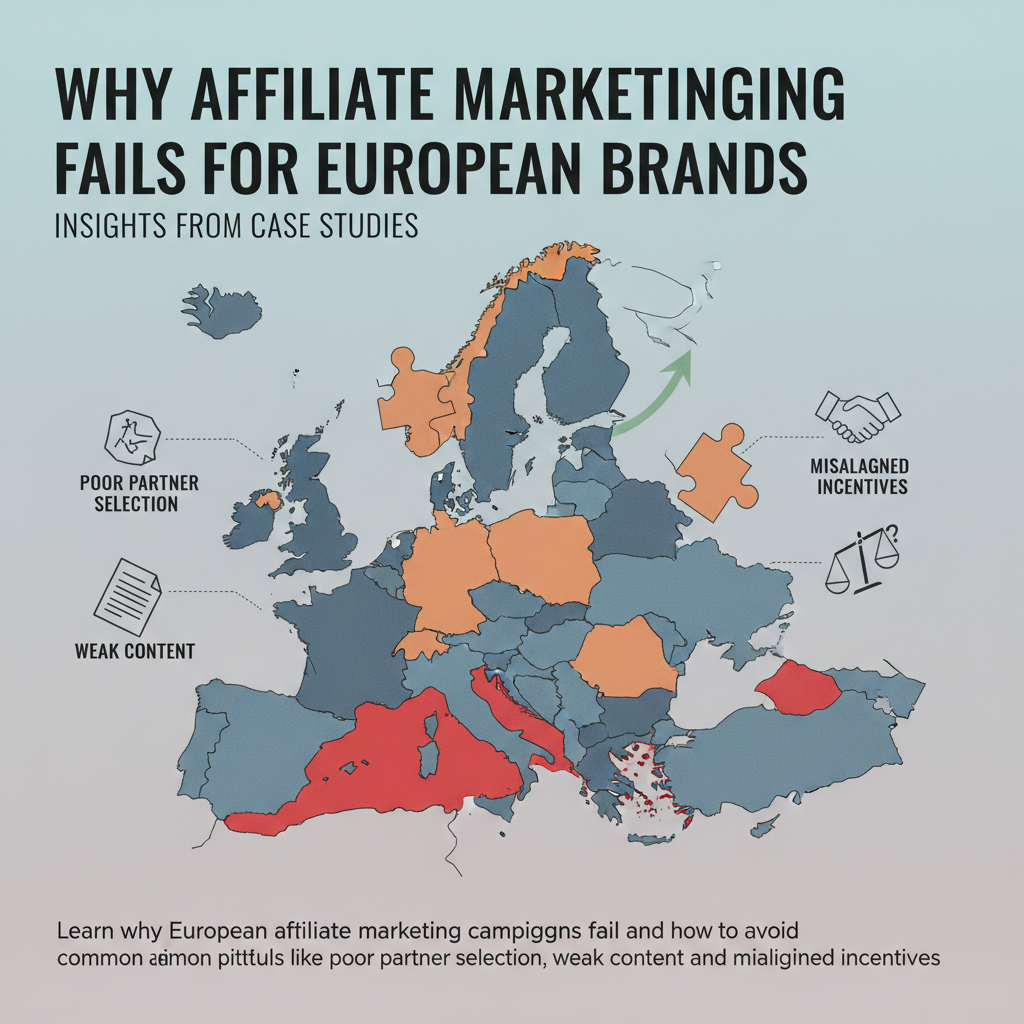 Why Affiliate Marketing Fails for European Brands: Insights from Case Studies