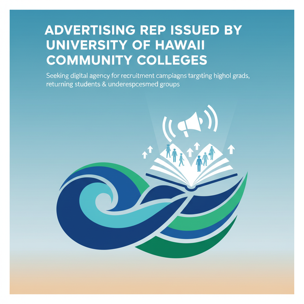 ADVERTISING RFP ISSUED BY UNIVERSITY OF HAWAII COMMUNITY COLLEGES