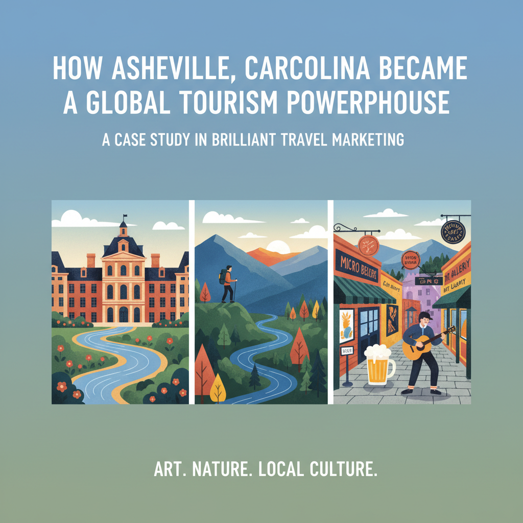 How Asheville, North Carolina Became a Global Tourism Powerhouse: A Case Study in Brilliant Travel Marketing