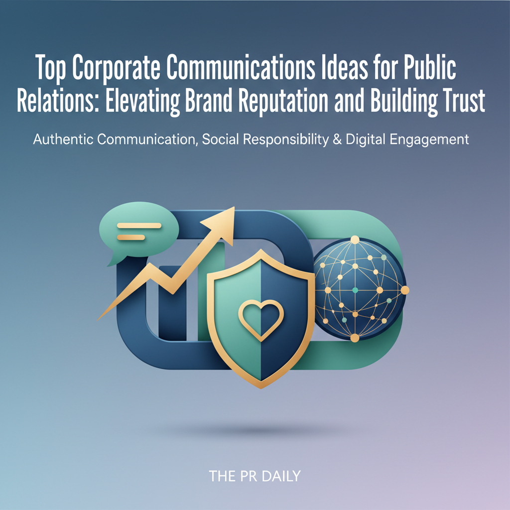 Top Corporate Communications Ideas for Public Relations: Elevating Brand Reputation and Building Trust
