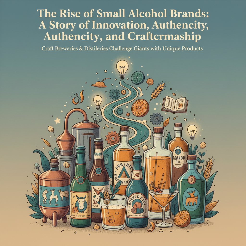 The Rise of Small Alcohol Brands: A Story of Innovation, Authenticity, and Craftsmanship