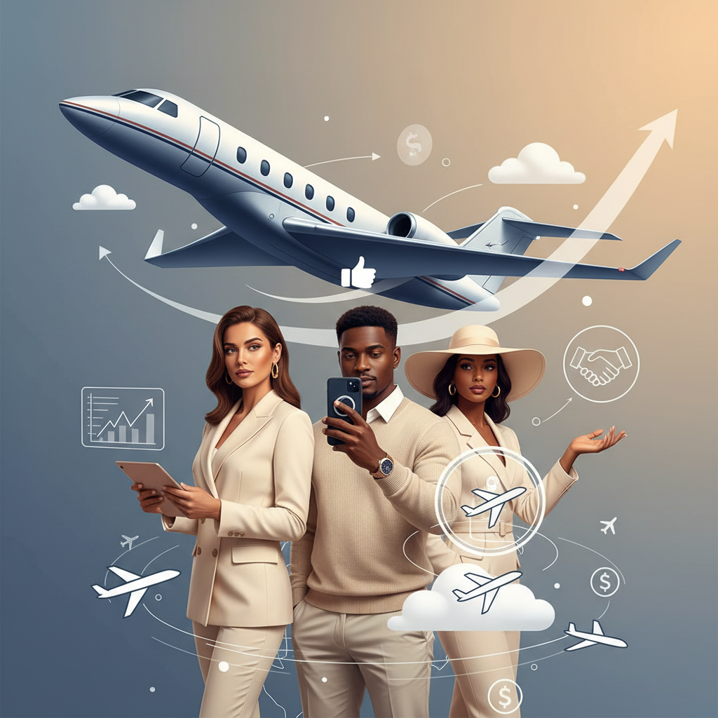 Influencer Marketing for Private Jet Companies: A Sky-High Strategy for Luxury Branding