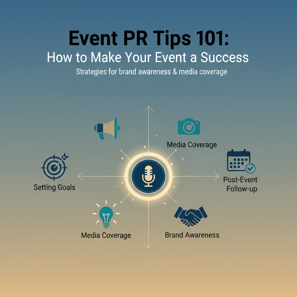 Event PR Tips 101: How to Make Your Event a Success