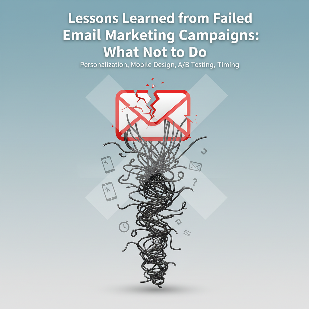 Lessons Learned from Failed Email Marketing Campaigns: What Not to Do