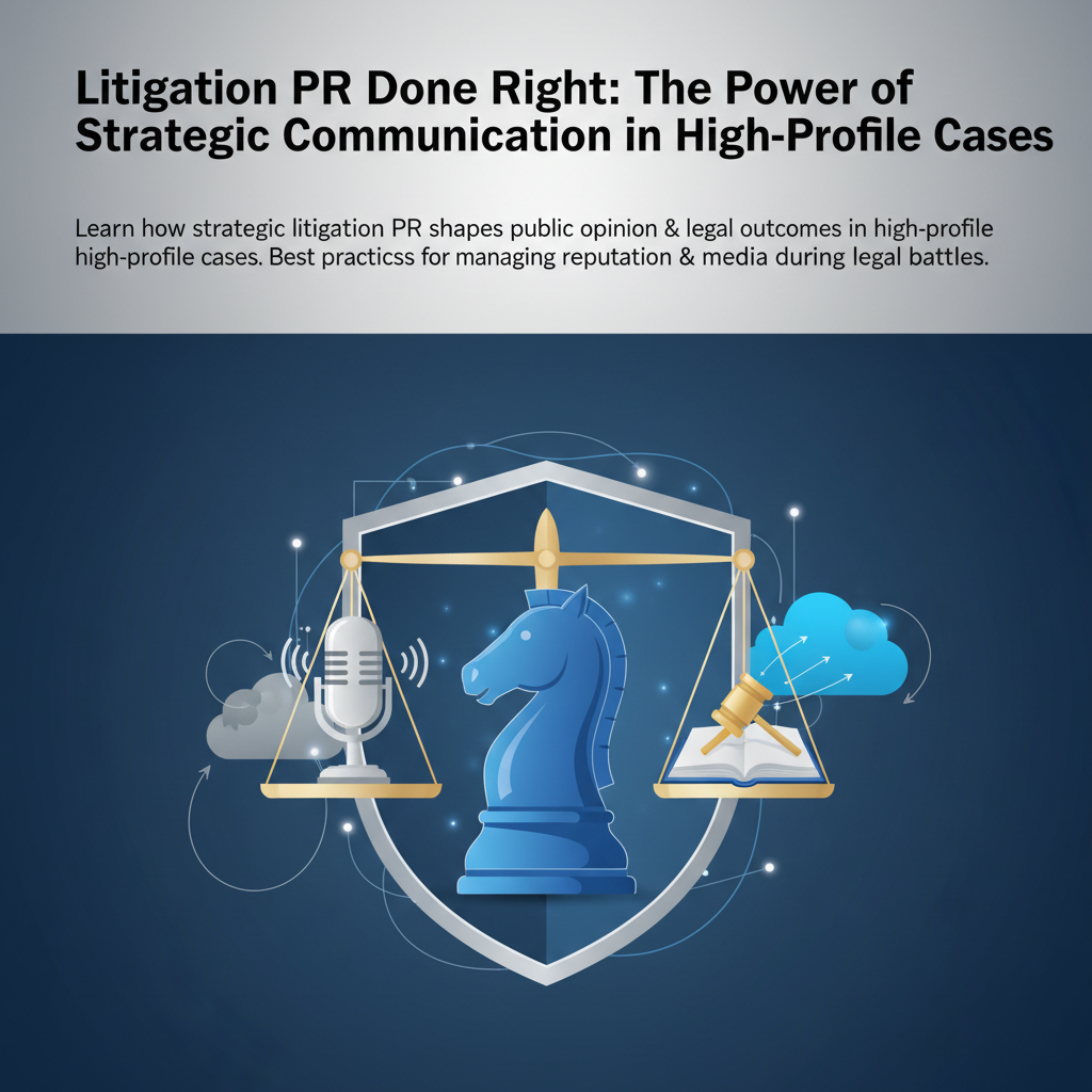 Litigation PR Done Right: The Power of Strategic Communication in High-Profile Cases