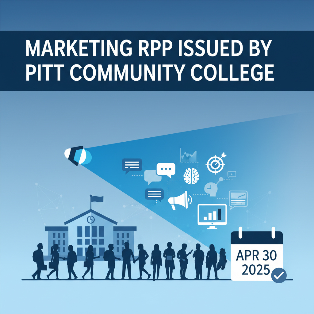 Marketing RFP Issued By Pitt Community College
