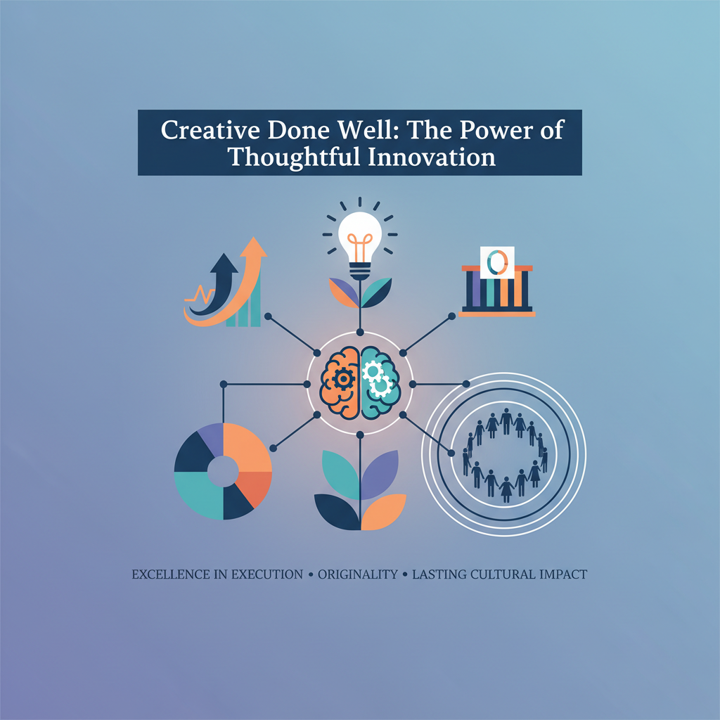 Creative Done Well: The Power of Thoughtful Innovation
