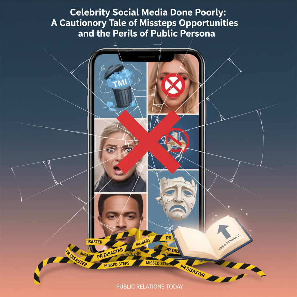 Celebrity Social Media Done Poorly: A Cautionary Tale of Missteps, Missed Opportunities, and the Perils of Public Persona