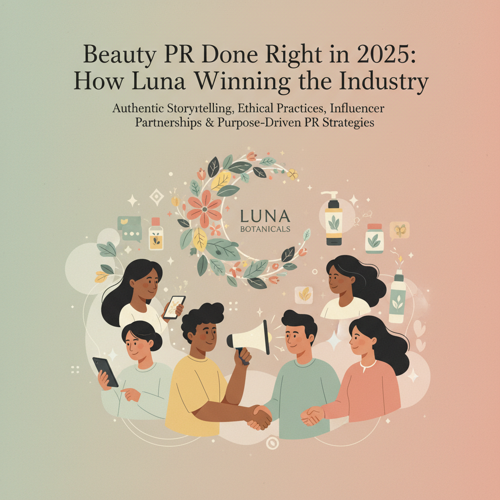 Beauty PR Done Right in 2025: How Luna Botanicals is Winning the Industry
