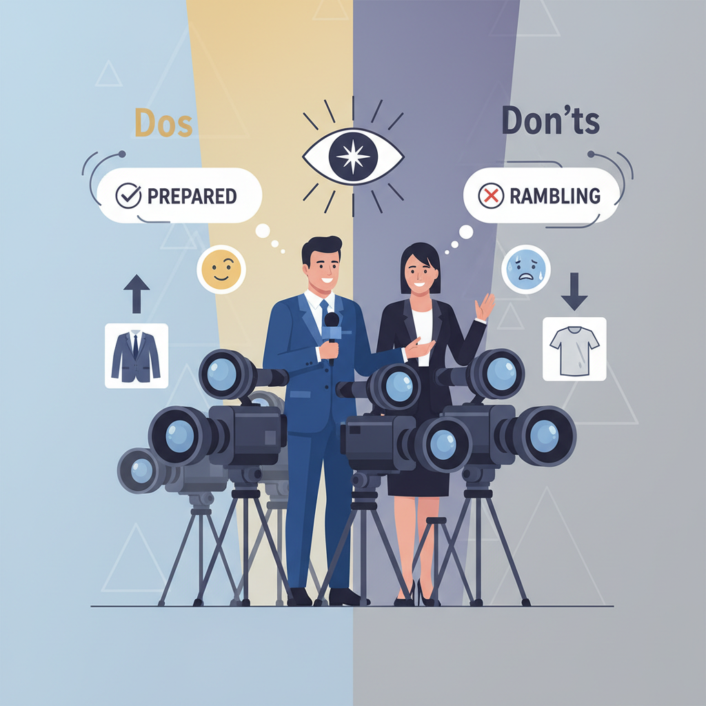 Lights, Camera, Credibility: On-Camera Interview Dos and Don’ts That Make or Break You