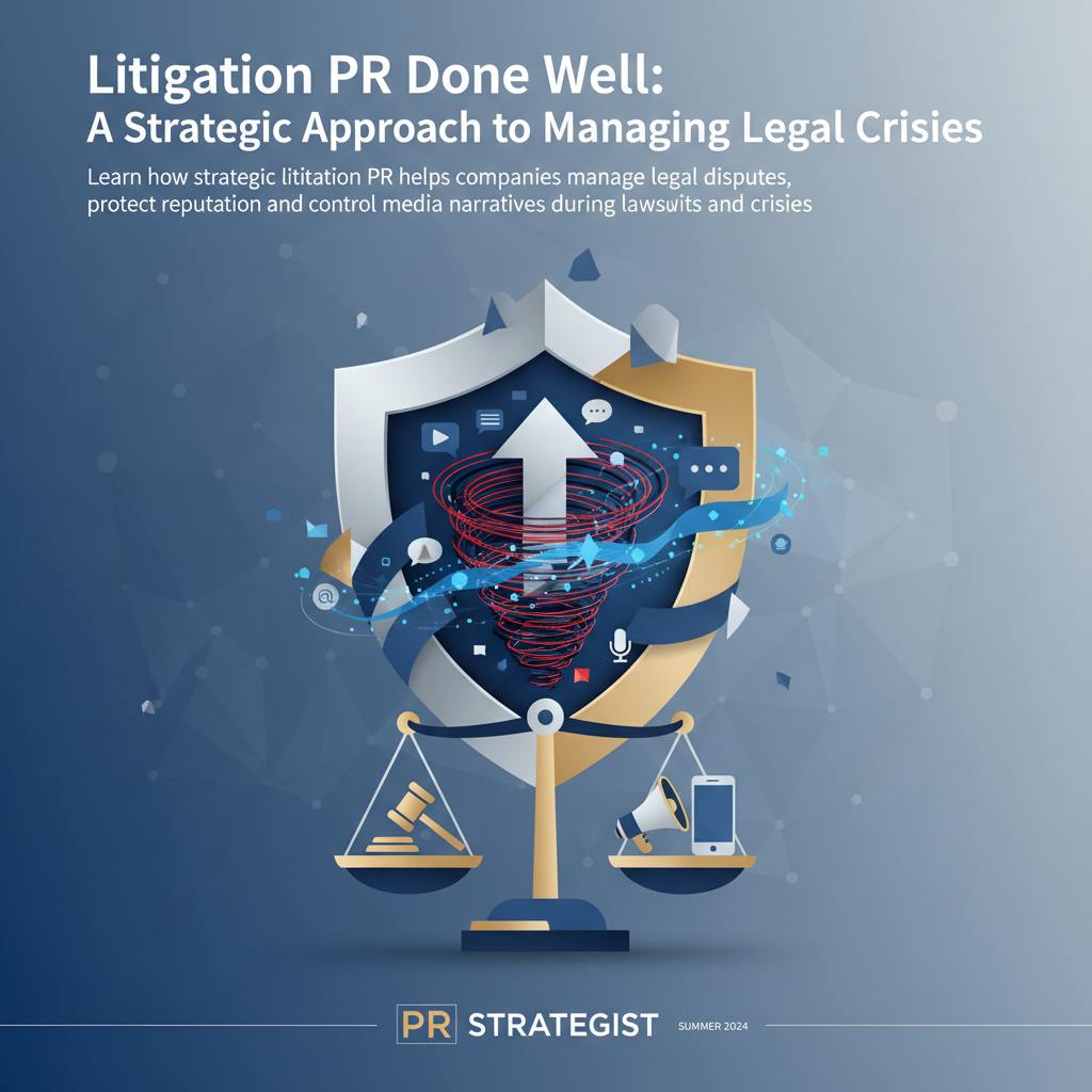 Litigation PR Done Well: A Strategic Approach to Managing Legal Crises