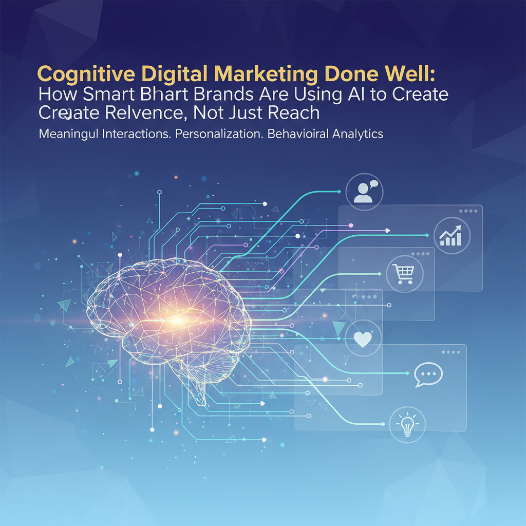 Cognitive Digital Marketing Done Well: How Smart Brands Are Using AI to Create Relevance, Not Just Reach