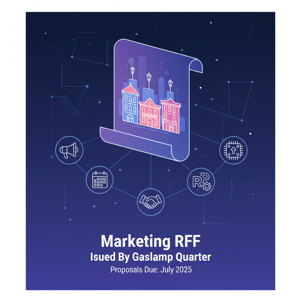 Marketing RFP Issued By Gaslamp Quarter