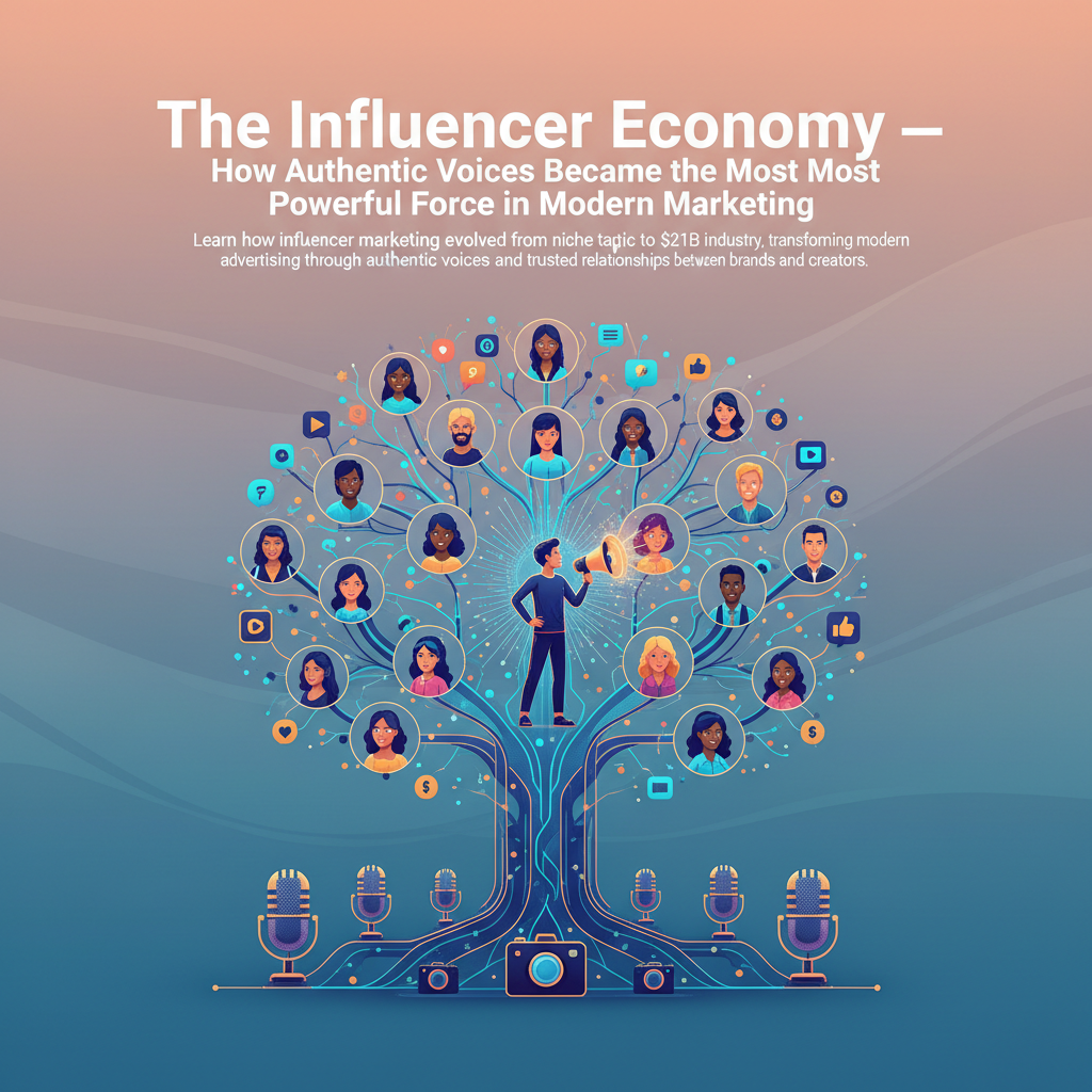 The Influencer Economy — How Authentic Voices Became the Most Powerful Force in Modern Marketing