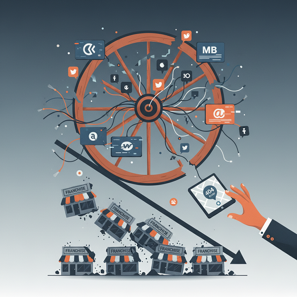 When the Wheels Fall Off: What Failed Franchise Digital Marketing Teaches Us About Brand Breakdown