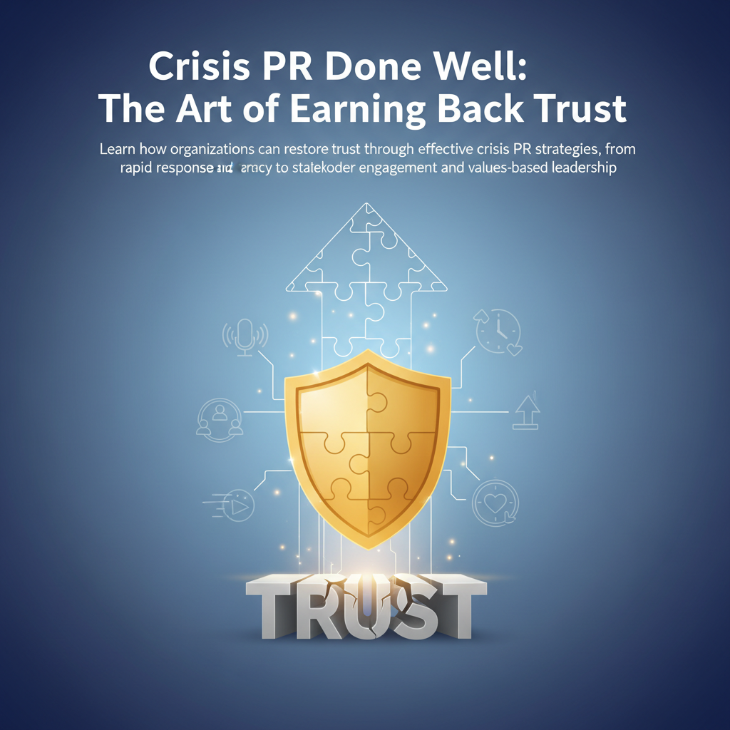 Crisis PR Done Well: The Art of Earning Back Trust