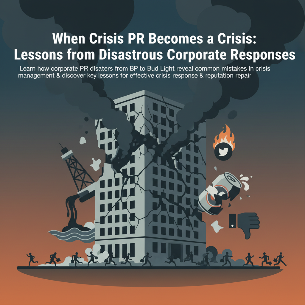 When Crisis PR Becomes a Crisis: Lessons from Disastrous Corporate Responses