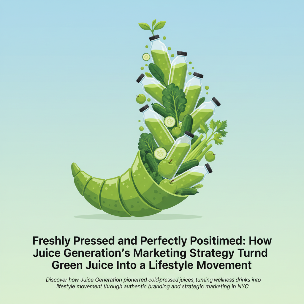 Freshly Pressed and Perfectly Positioned: How Juice Generation’s Marketing Strategy Turned Green Juice Into a Lifestyle Movement