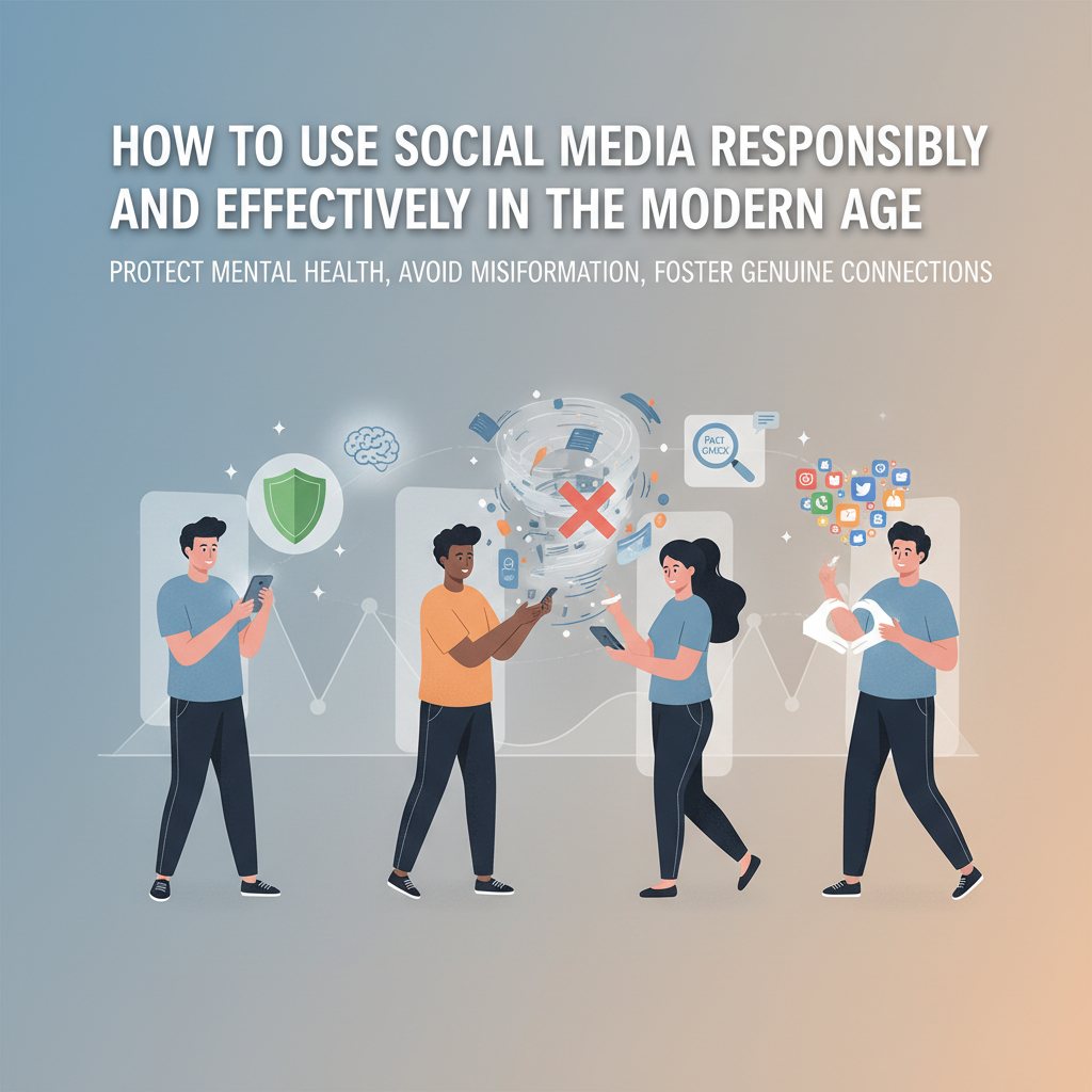 How to Use Social Media Responsibly and Effectively in the Modern Age