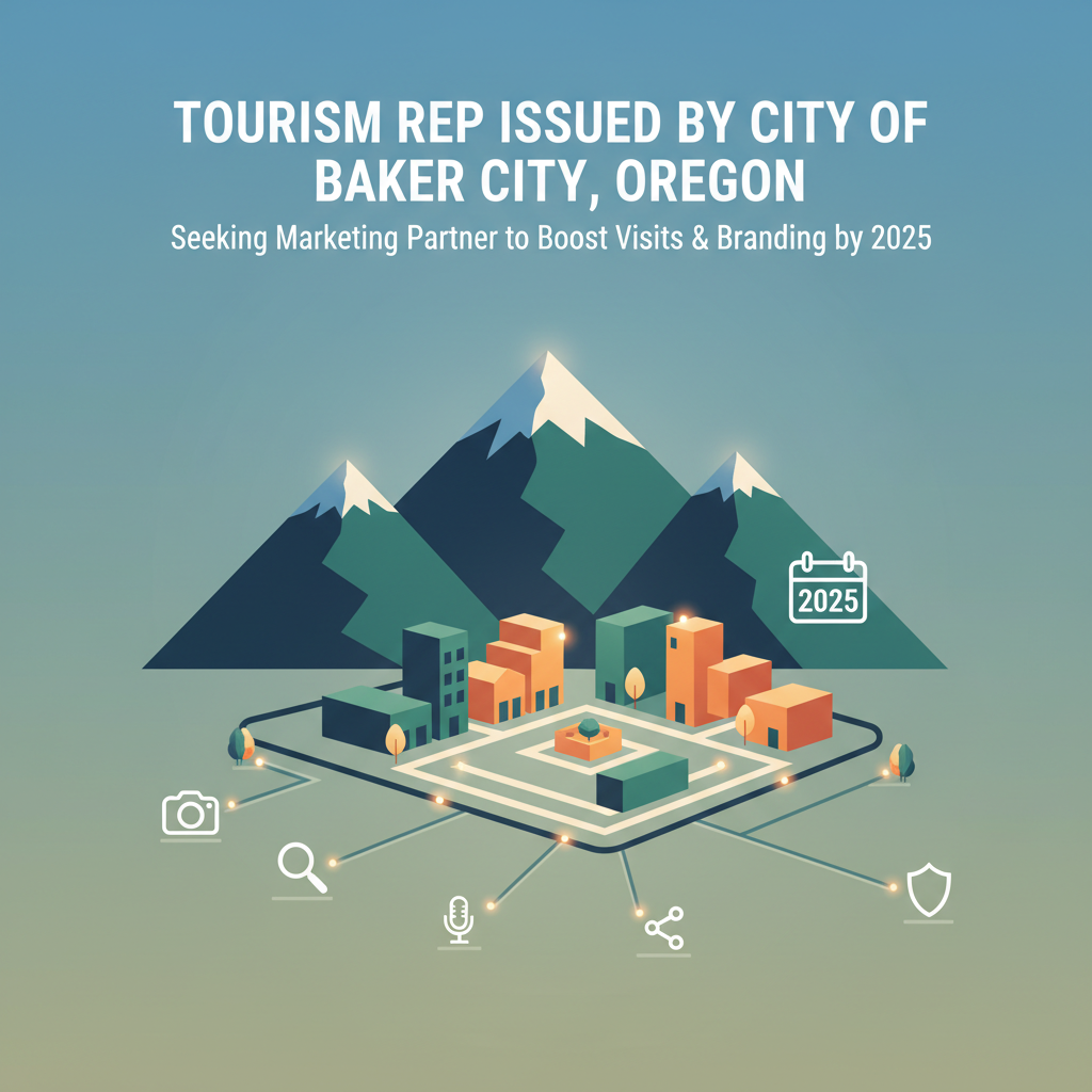 Tourism RFP Issued By City Of Baker City, Oregon