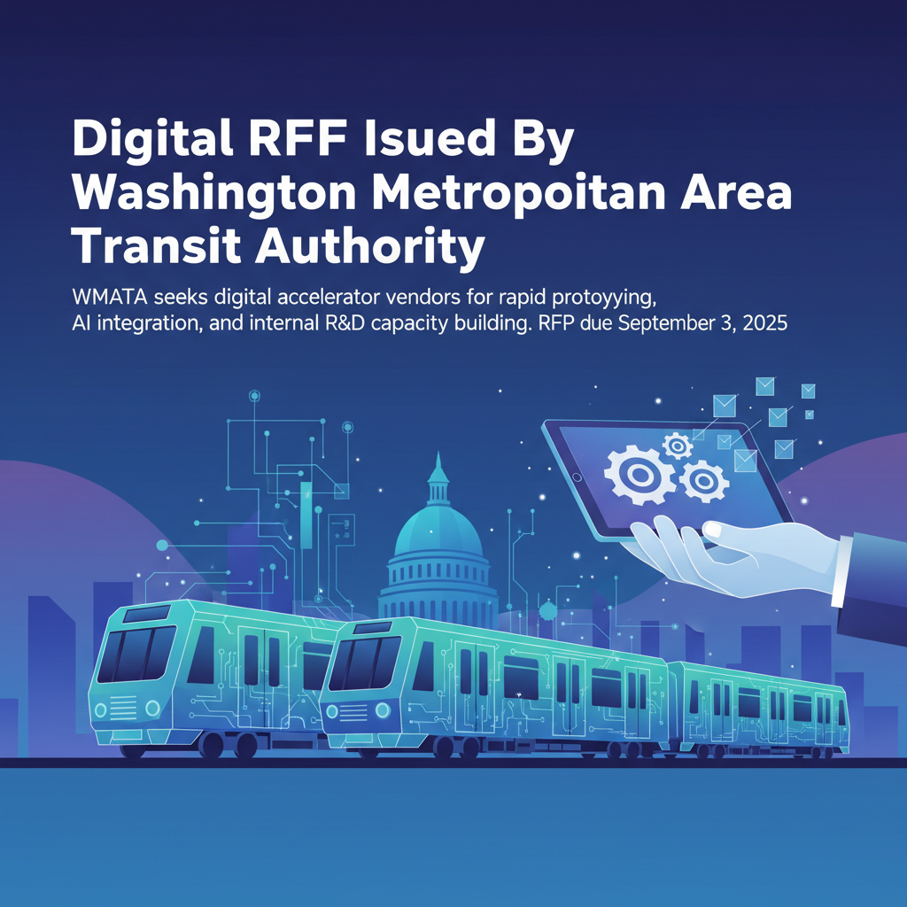Digital RFP Issued By Washington Metropolitan Area Transit Authority