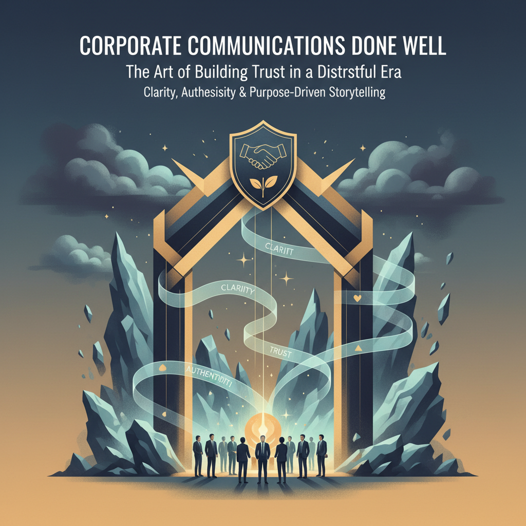Corporate Communications Done Well — The Art of Building Trust in a Distrustful Era