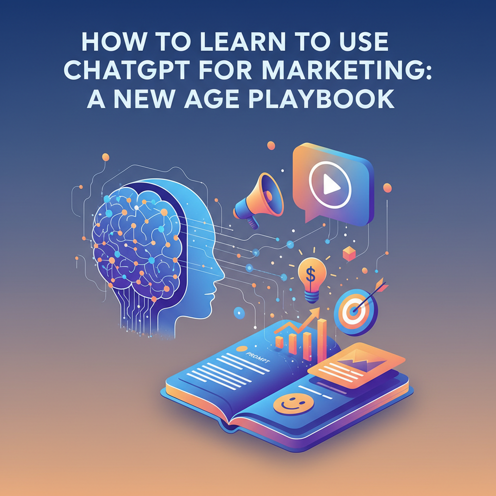 How to Learn to Use ChatGPT for Marketing: A New Age Playbook