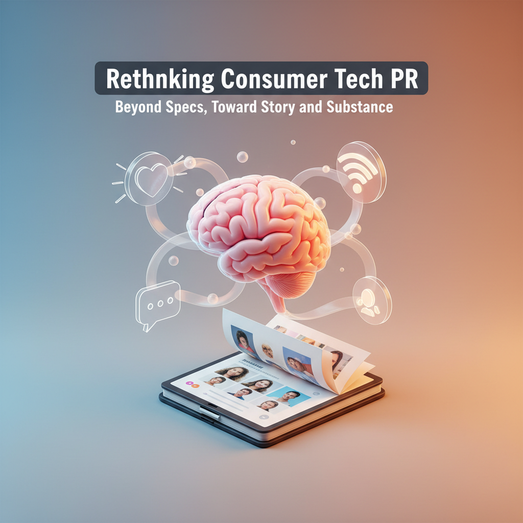 Rethinking Consumer Tech PR: Beyond Specs, Toward Story and Substance