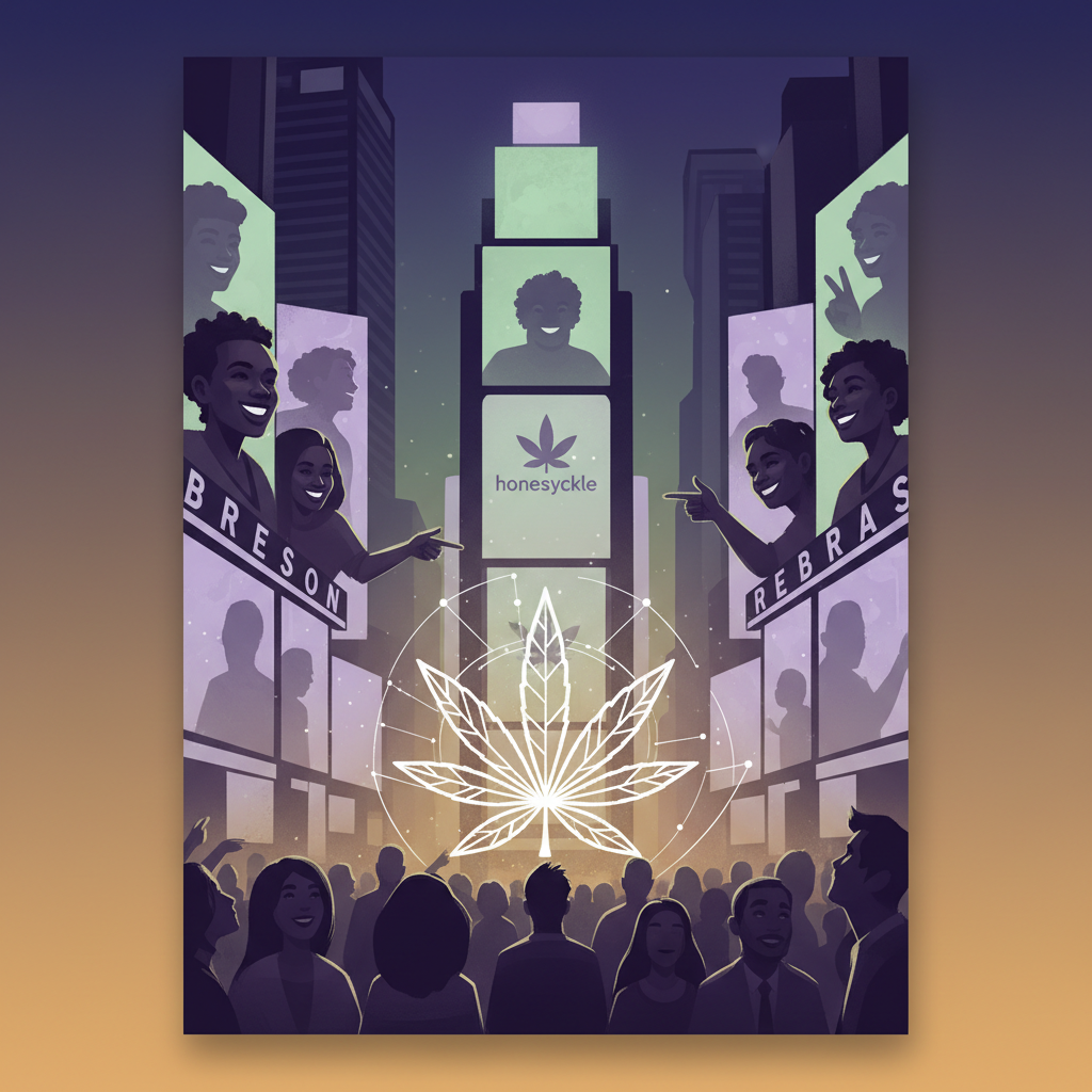 Cannabis in the Spotlight – How Honeysuckle Media Took Over Times Square and Changed the Rules of the Game