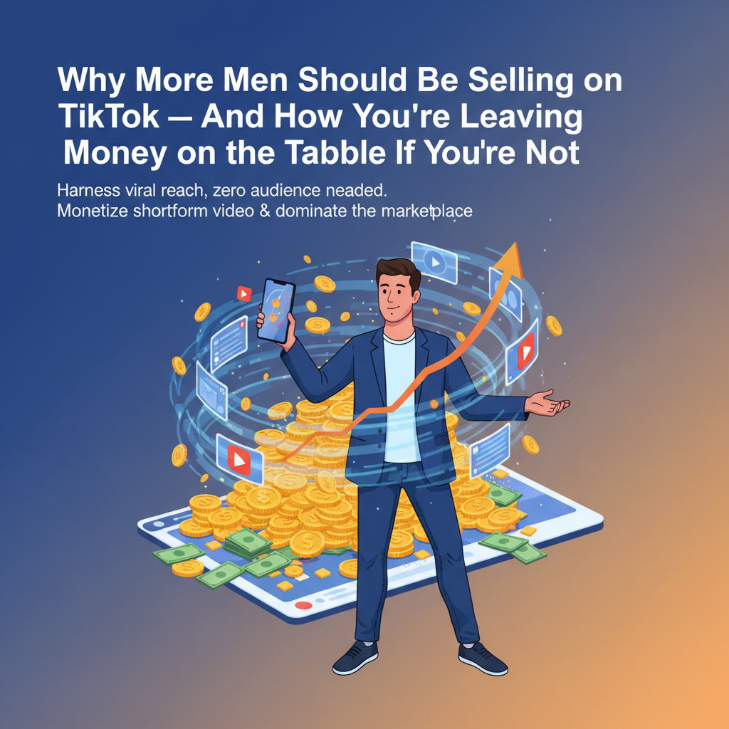 Why More Men Should Be Selling on TikTok — And How You’re Leaving Money on the Table If You’re Not