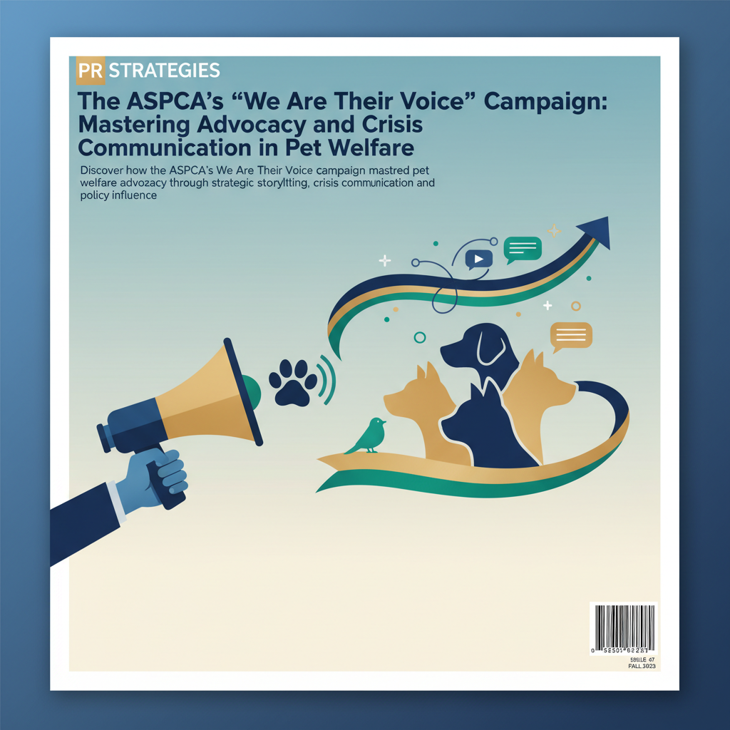 The ASPCA’s “We Are Their Voice” Campaign: Mastering Advocacy and Crisis Communication in Pet Welfare