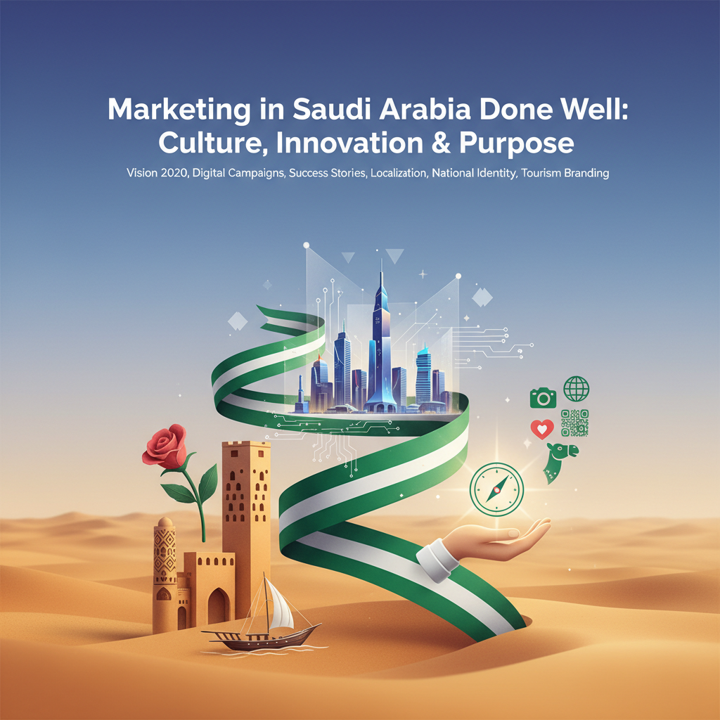 Marketing in Saudi Arabia Done Well: Culture, Innovation & Purpose