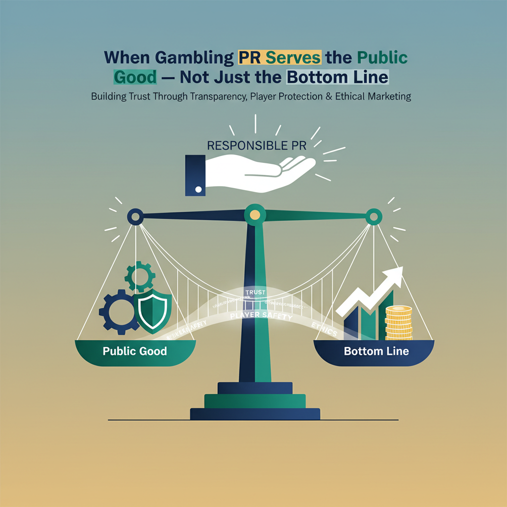 When Gambling PR Serves the Public Good — Not Just the Bottom Line