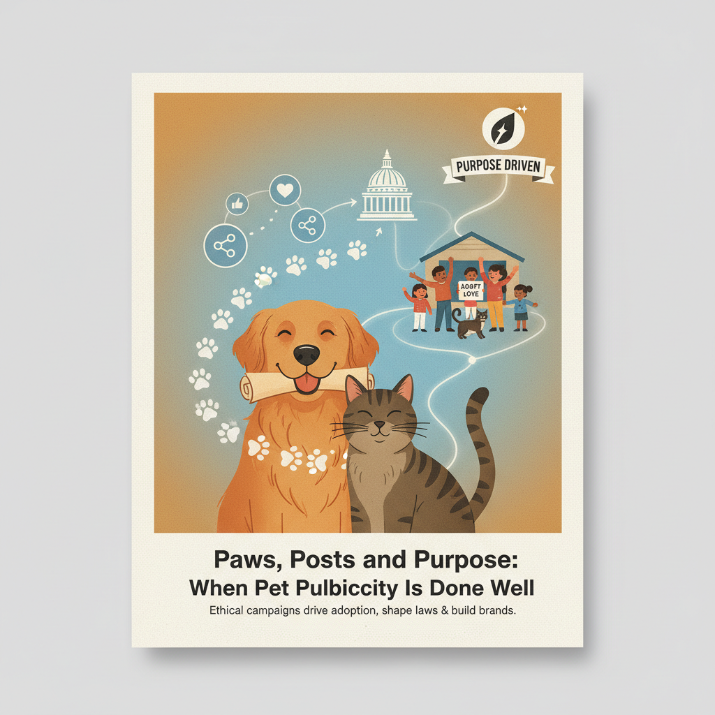 Paws, Posts, and Purpose: When Pet Publicity Is Done Well