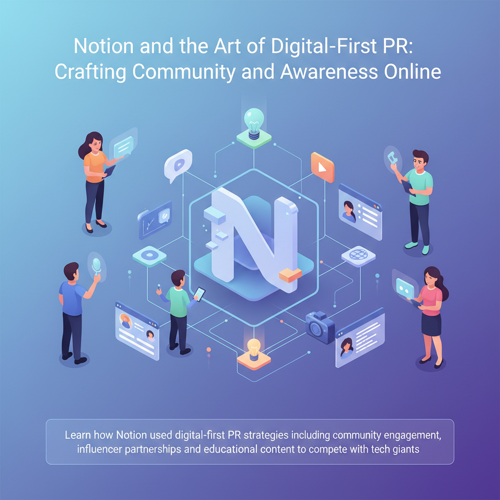 Notion and the Art of Digital-First PR: Crafting Community and Awareness Online