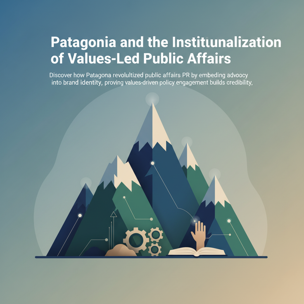 Patagonia and the Institutionalization of Values-Led Public Affairs