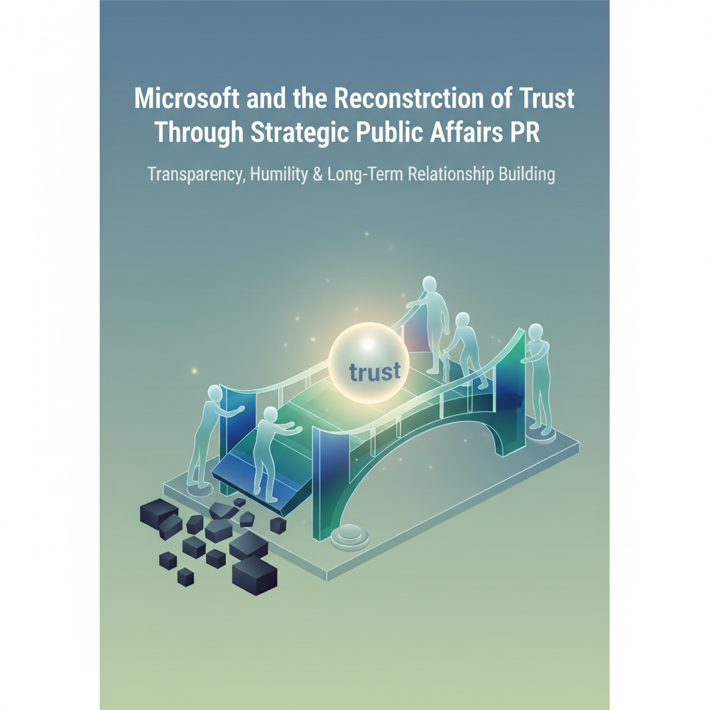 Microsoft and the Reconstruction of Trust Through Strategic Public Affairs PR