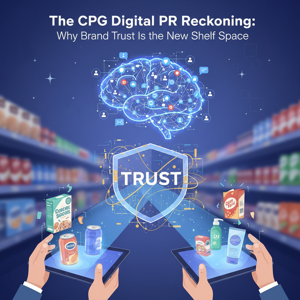 The CPG Digital PR Reckoning: Why Brand Trust Is the New Shelf Space