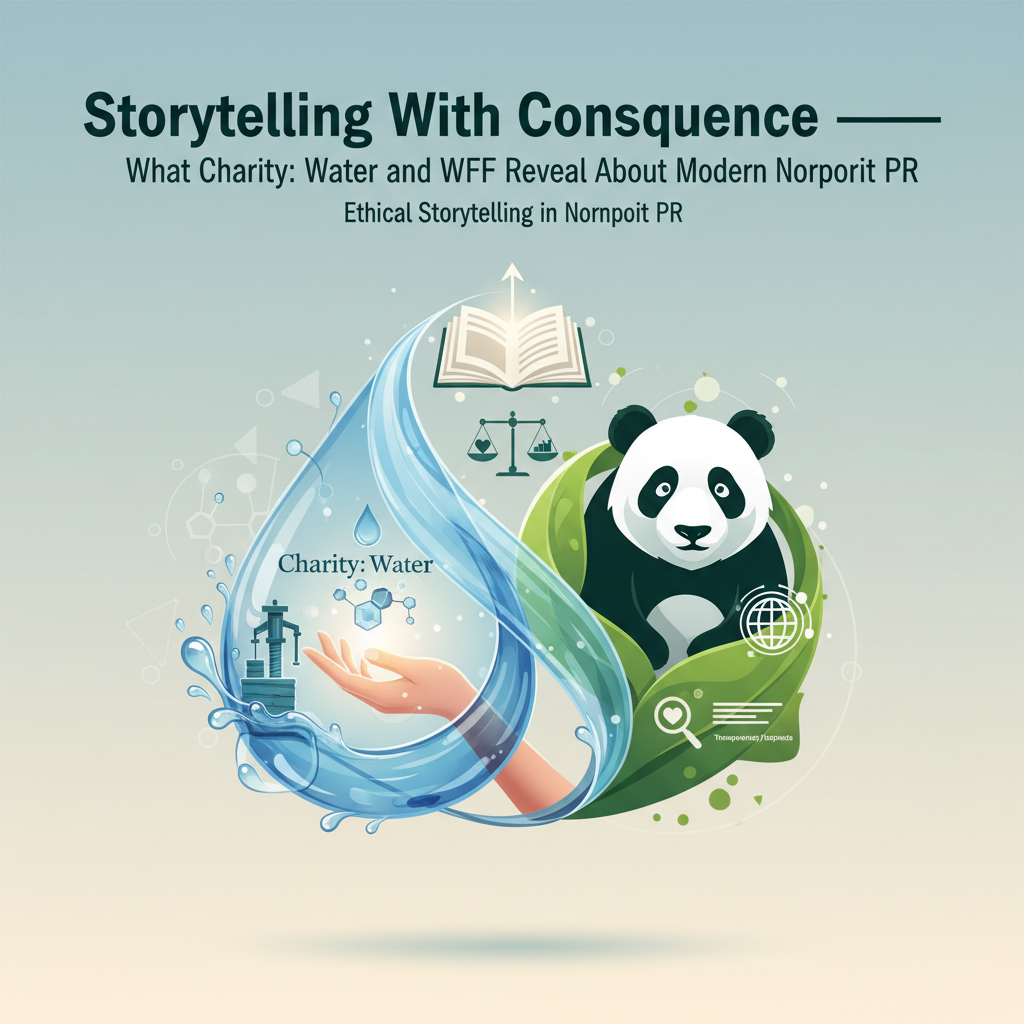 Storytelling With Consequence — What Charity: Water and WWF Reveal About Modern Nonprofit PR